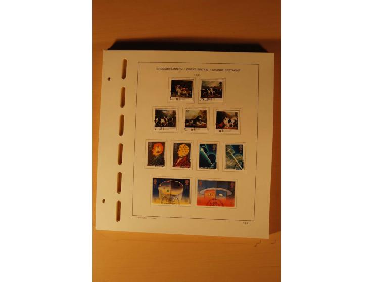 1841/1999, gestempelte Sammlung, dazu Alderney, Guernsey, Jersey und Irland