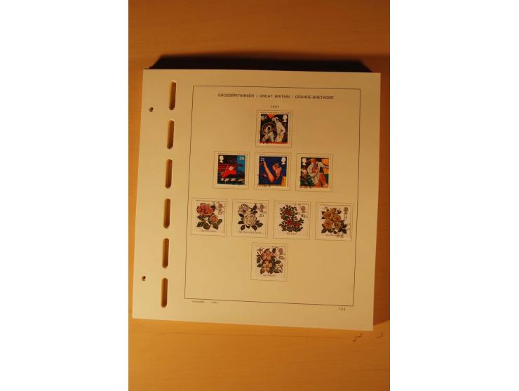 1841/1999, gestempelte Sammlung, dazu Alderney, Guernsey, Jersey und Irland