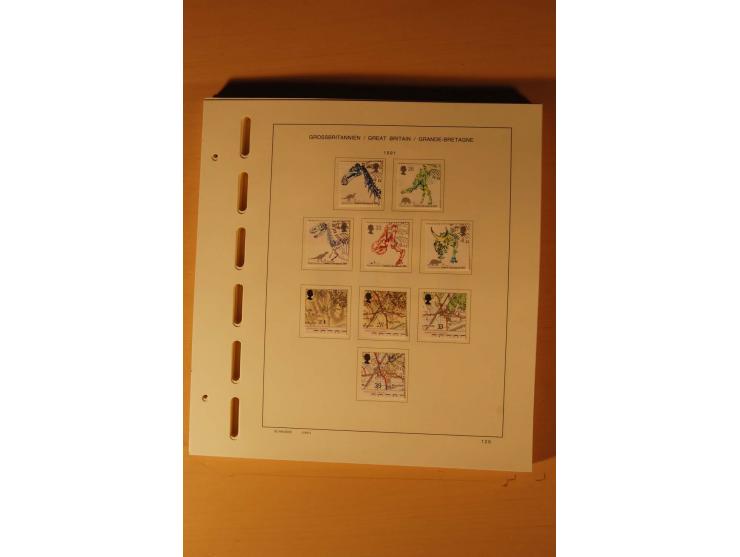 1841/1999, gestempelte Sammlung, dazu Alderney, Guernsey, Jersey und Irland