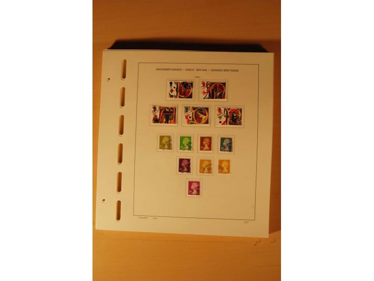 1841/1999, gestempelte Sammlung, dazu Alderney, Guernsey, Jersey und Irland