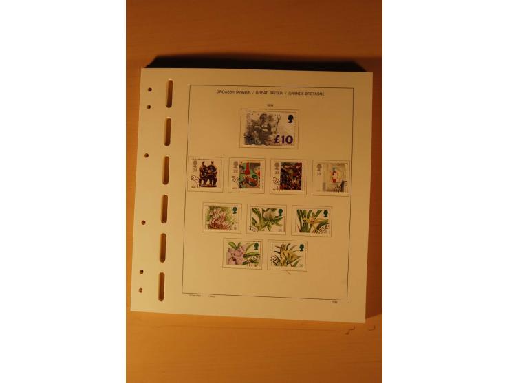 1841/1999, gestempelte Sammlung, dazu Alderney, Guernsey, Jersey und Irland