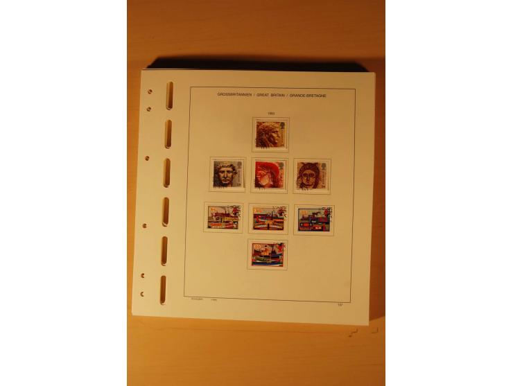 1841/1999, gestempelte Sammlung, dazu Alderney, Guernsey, Jersey und Irland