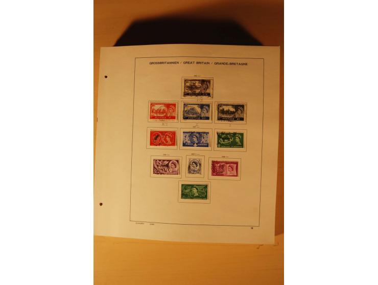 1841/1999, gestempelte Sammlung, dazu Alderney, Guernsey, Jersey und Irland