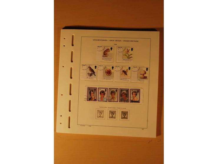 1841/1999, gestempelte Sammlung, dazu Alderney, Guernsey, Jersey und Irland