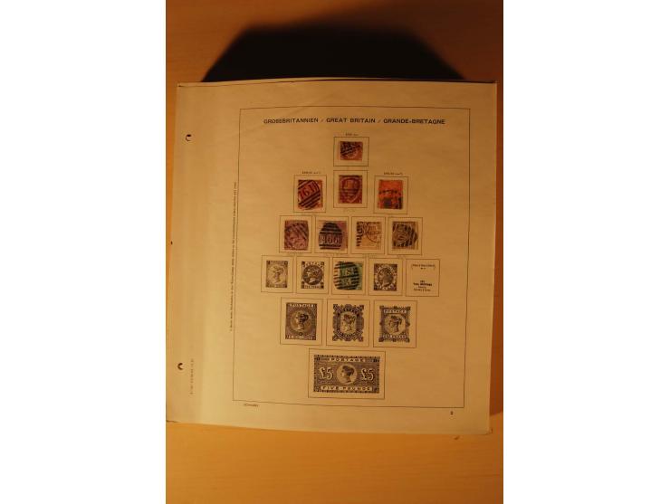 1841/1999, gestempelte Sammlung, dazu Alderney, Guernsey, Jersey und Irland