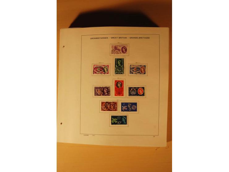 1841/1999, gestempelte Sammlung, dazu Alderney, Guernsey, Jersey und Irland