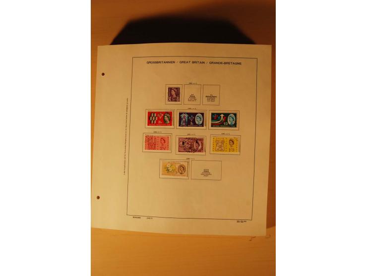 1841/1999, gestempelte Sammlung, dazu Alderney, Guernsey, Jersey und Irland