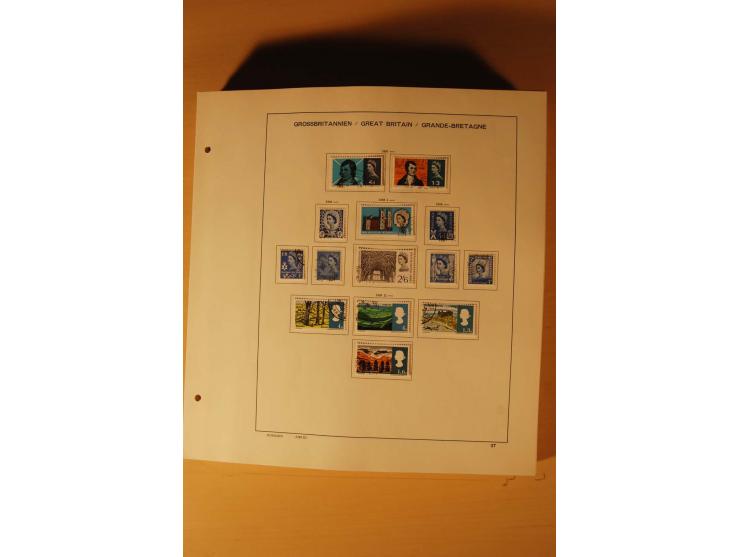 1841/1999, gestempelte Sammlung, dazu Alderney, Guernsey, Jersey und Irland