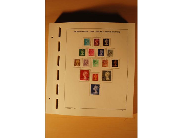 1841/1999, gestempelte Sammlung, dazu Alderney, Guernsey, Jersey und Irland