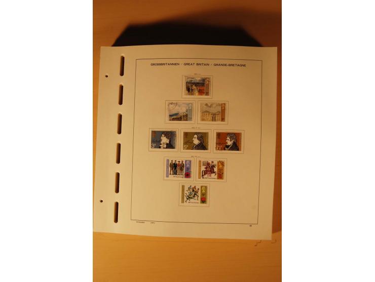 1841/1999, gestempelte Sammlung, dazu Alderney, Guernsey, Jersey und Irland