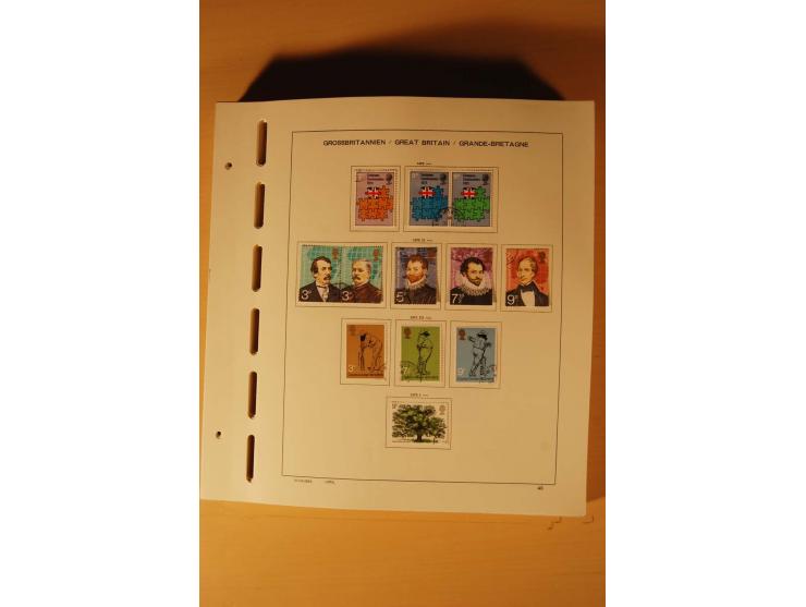 1841/1999, gestempelte Sammlung, dazu Alderney, Guernsey, Jersey und Irland