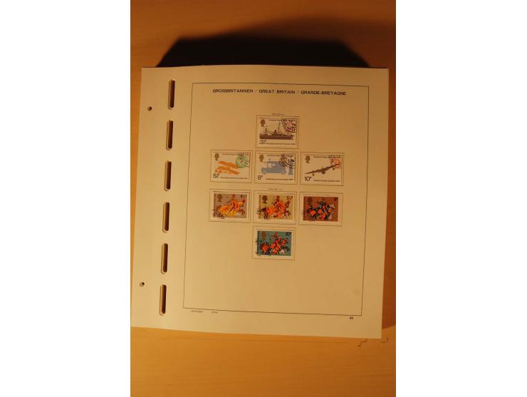 1841/1999, gestempelte Sammlung, dazu Alderney, Guernsey, Jersey und Irland