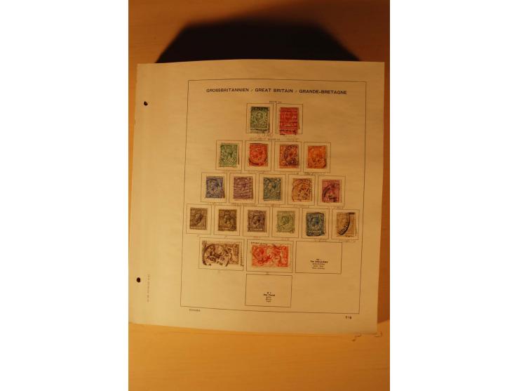 1841/1999, gestempelte Sammlung, dazu Alderney, Guernsey, Jersey und Irland