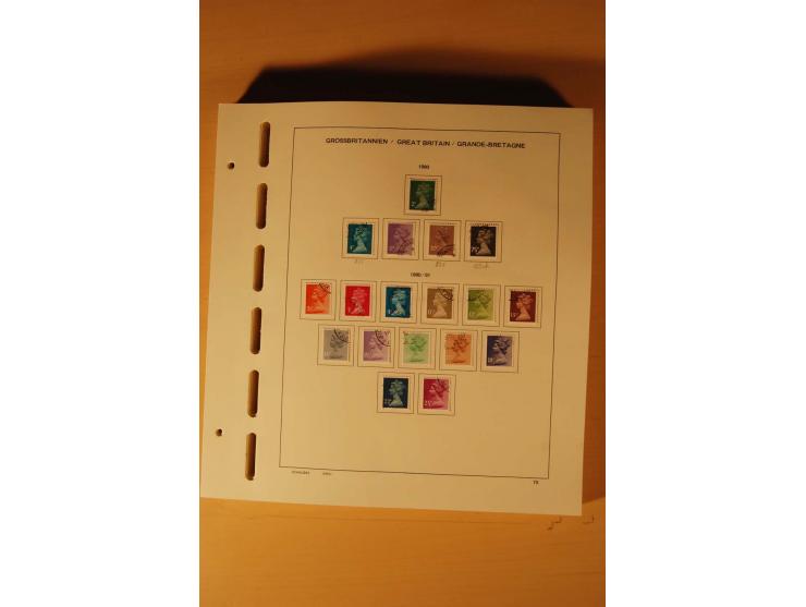 1841/1999, gestempelte Sammlung, dazu Alderney, Guernsey, Jersey und Irland