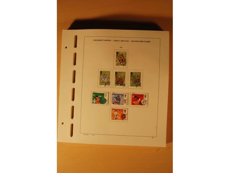 1841/1999, gestempelte Sammlung, dazu Alderney, Guernsey, Jersey und Irland