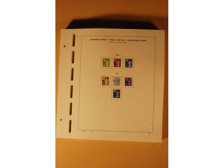 1841/1999, gestempelte Sammlung, dazu Alderney, Guernsey, Jersey und Irland