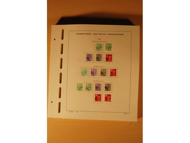 1841/1999, gestempelte Sammlung, dazu Alderney, Guernsey, Jersey und Irland