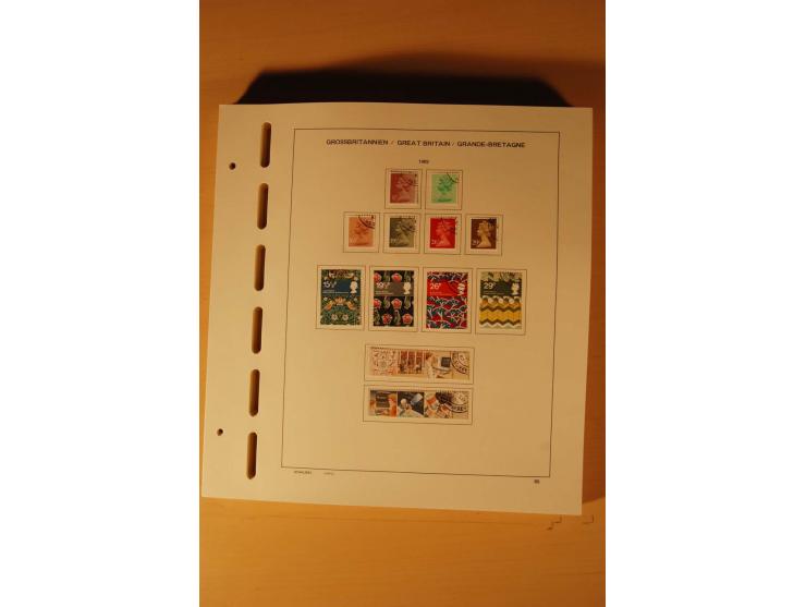 1841/1999, gestempelte Sammlung, dazu Alderney, Guernsey, Jersey und Irland