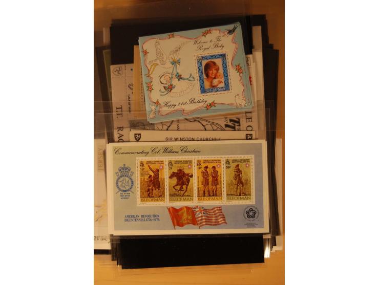 1940/99, meist postfrischer Bestand auf Steckkarten mit Schwerpunkt Kanalinseln und Irland, dabei viele kpl. Ausgaben und  Bl