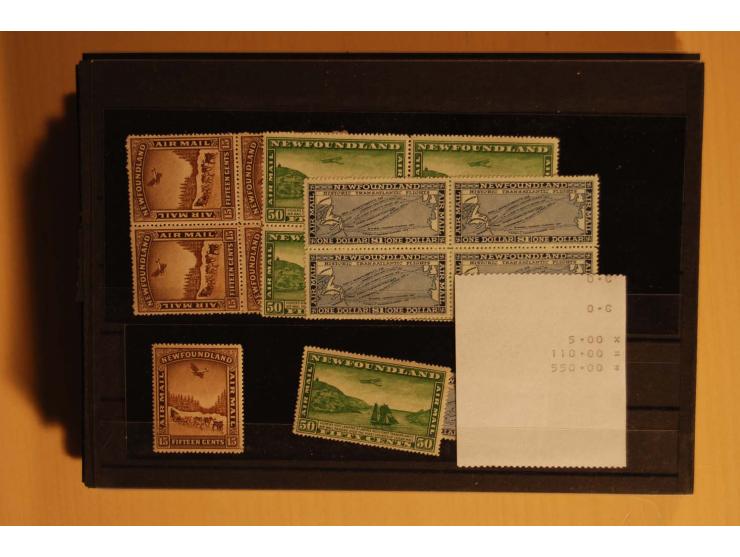 1859/1970 (ca.), postfrische, ungebrauchte und gestempelte Partie mit guten Werten und Sätzen