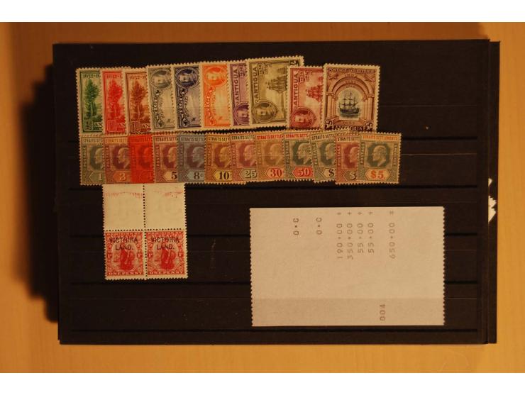 1859/1970 (ca.), postfrische, ungebrauchte und gestempelte Partie mit guten Werten und Sätzen