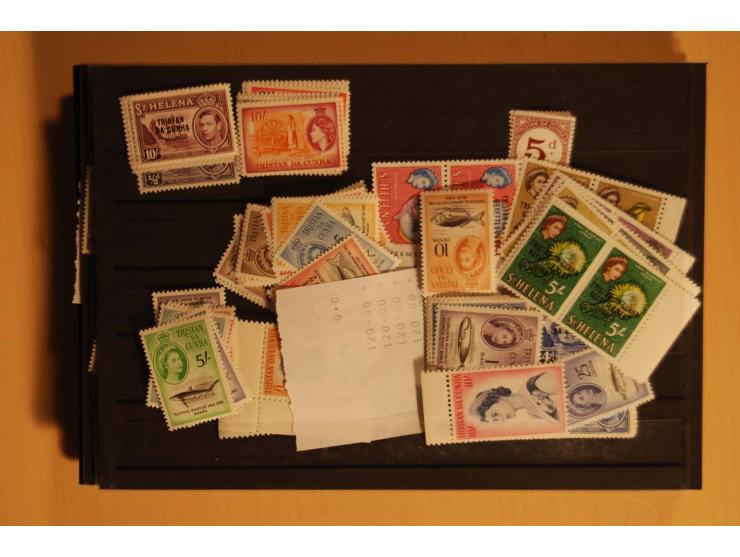 1859/1970 (ca.), postfrische, ungebrauchte und gestempelte Partie mit guten Werten und Sätzen