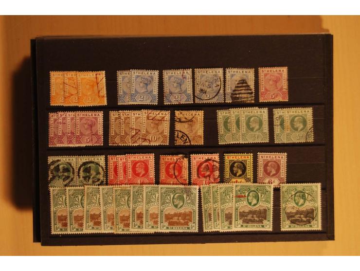 1860/1970(ca.), postfrische, ungebrauchte und gestempelte Partie mit einigen Specimen