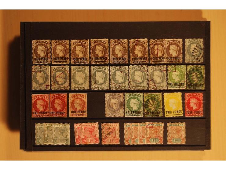 1860/1970(ca.), postfrische, ungebrauchte und gestempelte Partie mit einigen Specimen