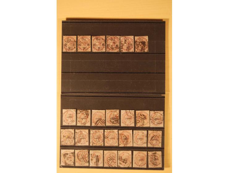 1860/1970(ca.), postfrische, ungebrauchte und gestempelte Partie mit einigen Specimen