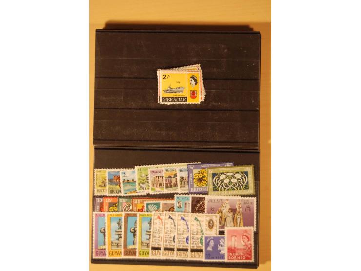1860/1970(ca.), postfrische, ungebrauchte und gestempelte Partie mit einigen Specimen