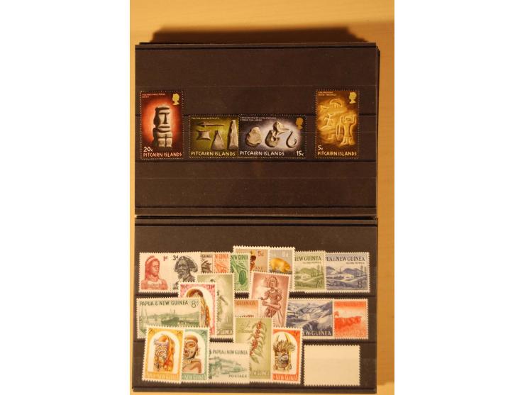 1860/1970(ca.), postfrische, ungebrauchte und gestempelte Partie mit einigen Specimen
