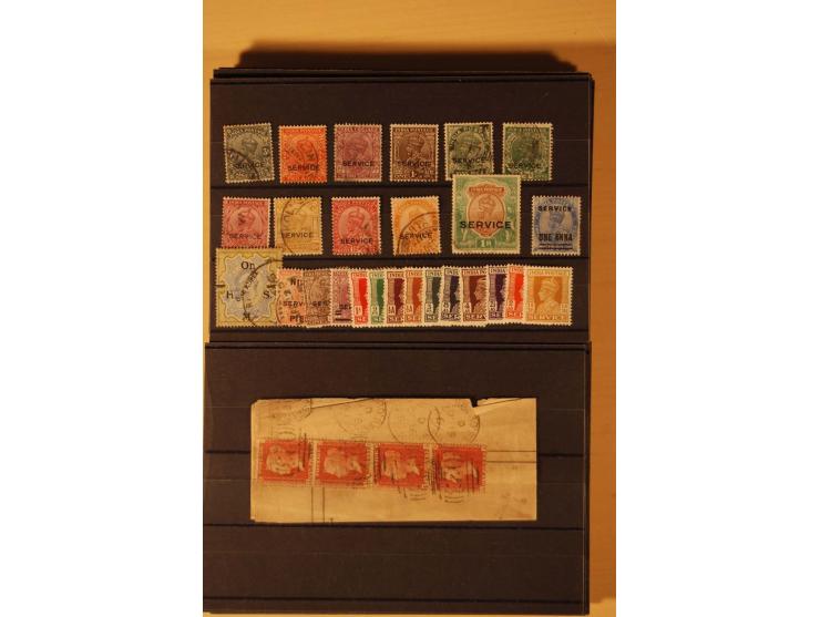 1860/1970(ca.), postfrische, ungebrauchte und gestempelte Partie mit einigen Specimen