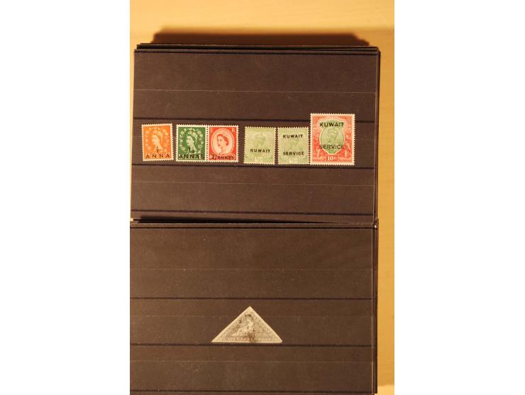 1860/1970(ca.), postfrische, ungebrauchte und gestempelte Partie mit einigen Specimen