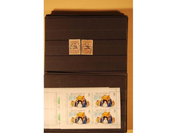 1860/1970(ca.), postfrische, ungebrauchte und gestempelte Partie mit einigen Specimen