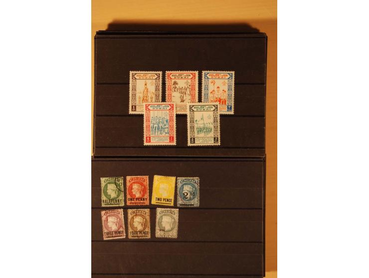 1860/1970(ca.), postfrische, ungebrauchte und gestempelte Partie mit einigen Specimen
