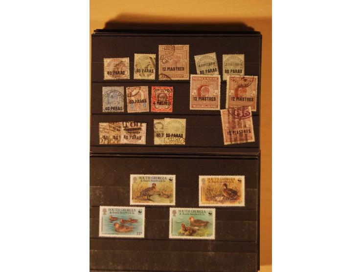 1860/1970(ca.), postfrische, ungebrauchte und gestempelte Partie mit einigen Specimen