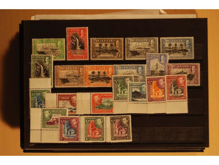 1860/1970(ca.), postfrische, ungebrauchte und gestempelte Partie mit einigen Specimen
