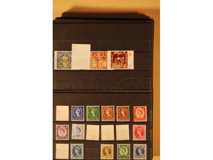 1860/1970(ca.), postfrische, ungebrauchte und gestempelte Partie mit einigen Specimen