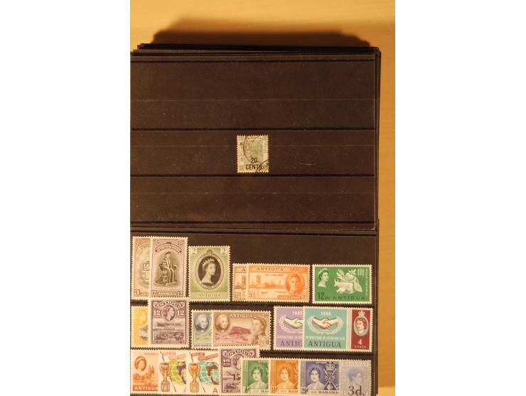 1860/1970(ca.), postfrische, ungebrauchte und gestempelte Partie mit einigen Specimen