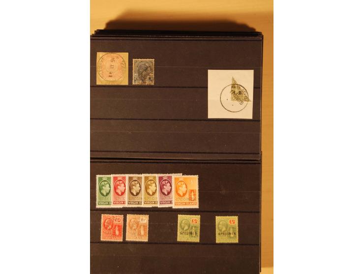 1860/1970(ca.), postfrische, ungebrauchte und gestempelte Partie mit einigen Specimen