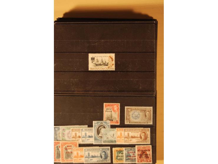 1860/1970(ca.), postfrische, ungebrauchte und gestempelte Partie mit einigen Specimen