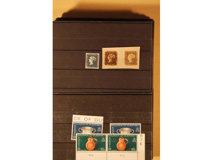 1860/1970(ca.), postfrische, ungebrauchte und gestempelte Partie mit einigen Specimen