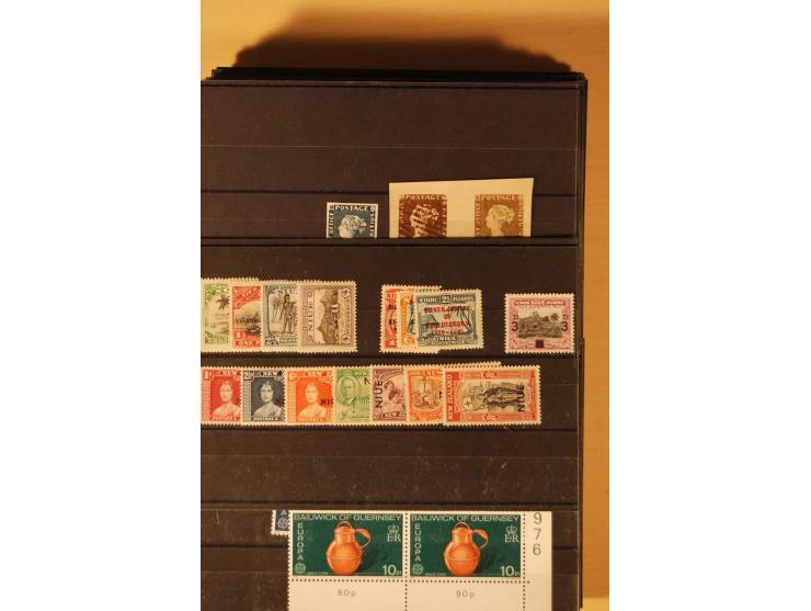 1860/1970(ca.), postfrische, ungebrauchte und gestempelte Partie mit einigen Specimen