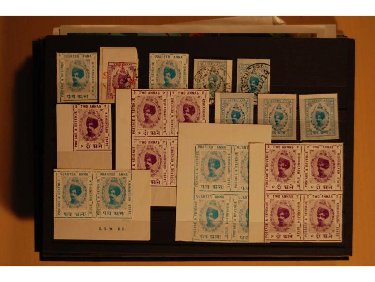 1860/1970(ca.), postfrische, ungebrauchte und gestempelte Partie mit einigen Specimen