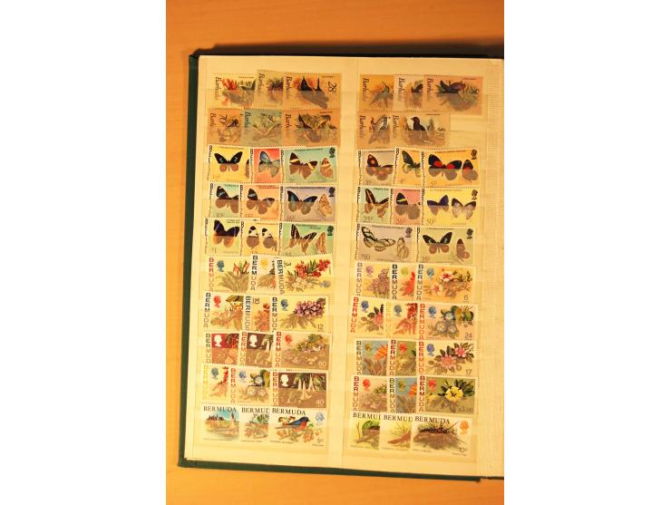 1954/82 (ca.), 45 postfrische Dauerserien von 34 Ländern, postfrisch im Einsteckbuch (Mi. 2004/10 nach Angabe des Einlieferer