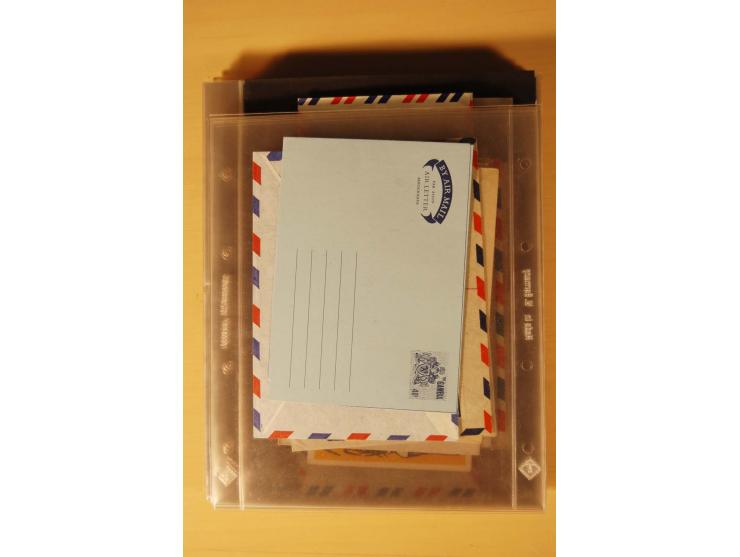 1890/1982 (ca.), 95 Briefe, Karten und Ganzsachen, dabei Reco, Luftpost etc.