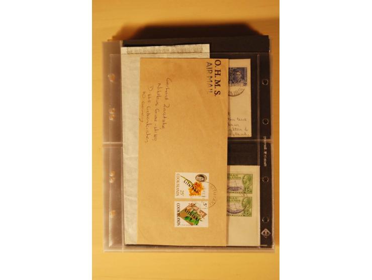 1890/1982 (ca.), 95 Briefe, Karten und Ganzsachen, dabei Reco, Luftpost etc.