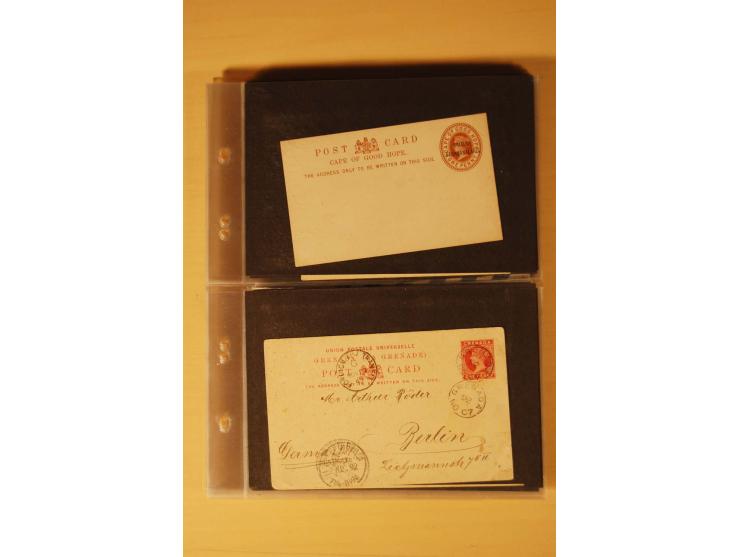 1890/1982 (ca.), 95 Briefe, Karten und Ganzsachen, dabei Reco, Luftpost etc.