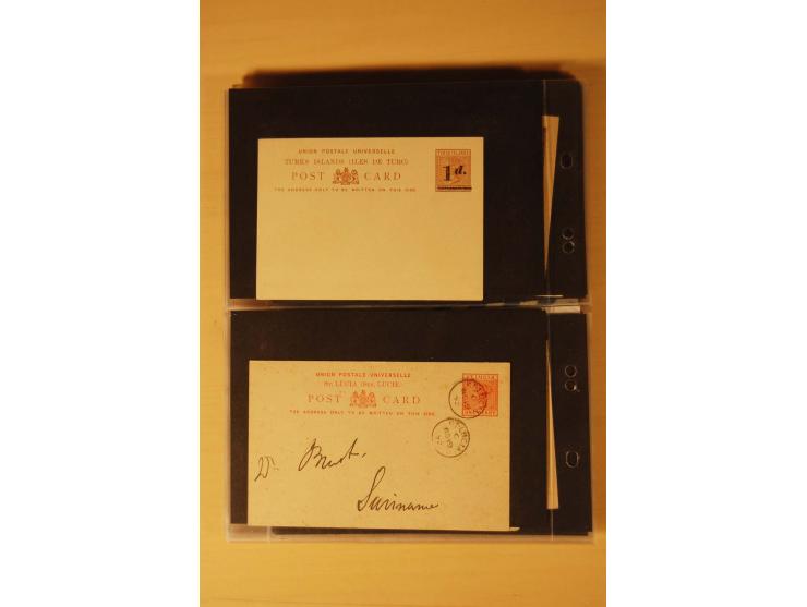 1890/1982 (ca.), 95 Briefe, Karten und Ganzsachen, dabei Reco, Luftpost etc.