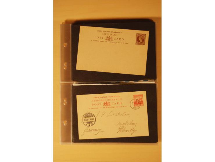 1890/1982 (ca.), 95 Briefe, Karten und Ganzsachen, dabei Reco, Luftpost etc.